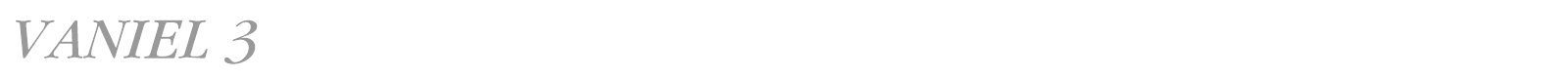 Vaniel font preview